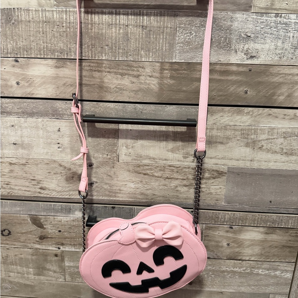 Pink and White Pumpkin Crossbody purses 2 for $40